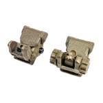 Polymer Flip-up Front and Rear Sight - Tan